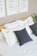 Load image into Gallery viewer, Parure de lit blanche unie