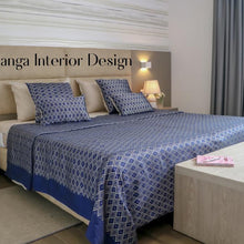 Load image into Gallery viewer, PENDA-Parure de lit en pagne tissé 260x280 cm