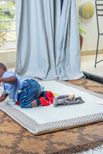 Load image into Gallery viewer, Mansa - Tapis D’éveil bébé rectangulaire beige marron