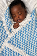 Charger l'image dans la galerie, Rone - Couverture de lit bébé bleu
